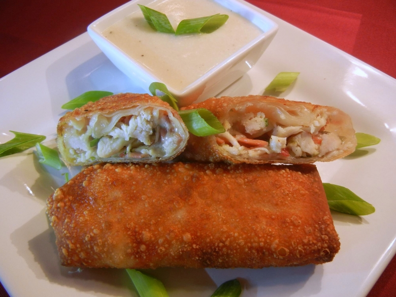 Lumpias de Pollo a la Cordon Bleu